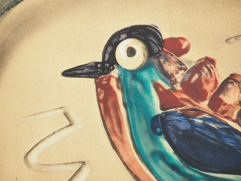 Pablo PICASSO : Oiseau coloré, Lithographie originale (photo de détail 3) - Crédit photo : Galerie Art.Paris