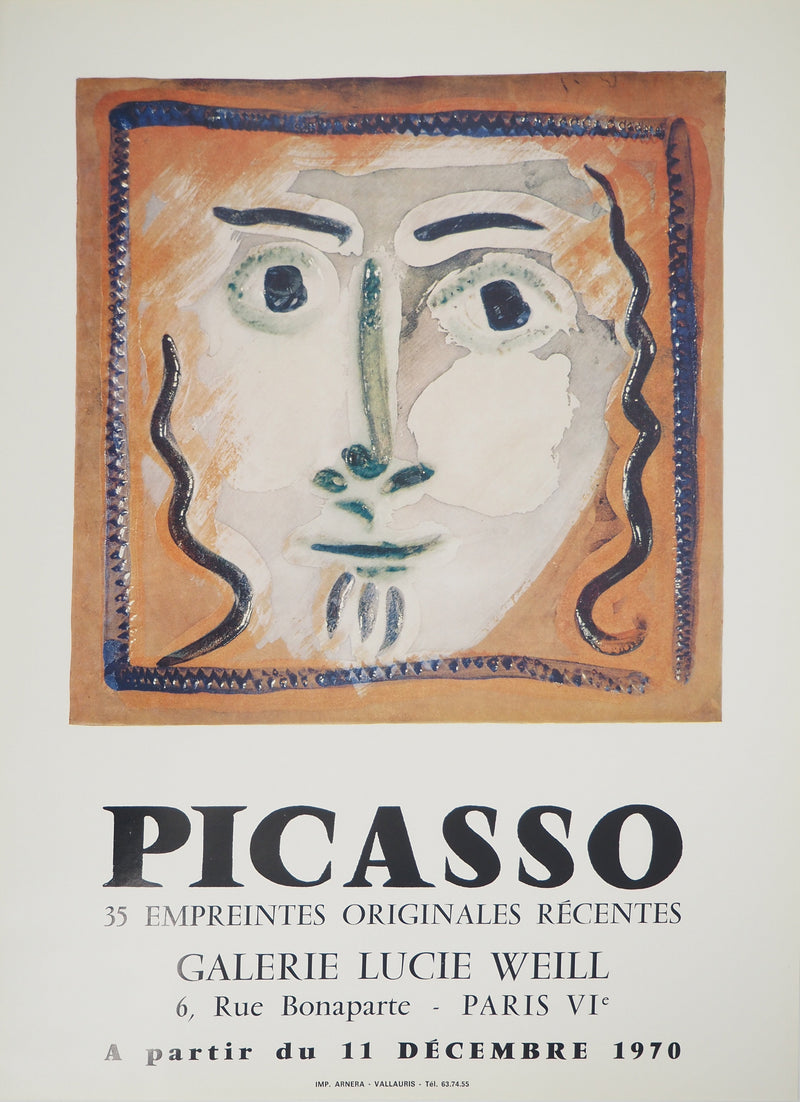Pablo PICASSO: Ceramics: Surrealist Portrait, Original Poster