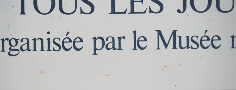 Marc CHAGALL : Le soleil de Paris, Affiche originale (photo de détail 6) - Crédit photo : Galerie Art.Paris