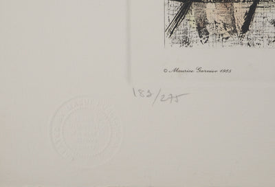 Bernard BUFFET : L'église San Giorgio à Venise, Gravure originale (photo de détail 6) - Crédit photo : Galerie Art.Paris