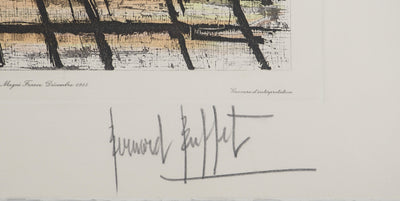 Bernard BUFFET : L'église San Giorgio à Venise, Gravure originale (photo de détail 2) - Crédit photo : Galerie Art.Paris