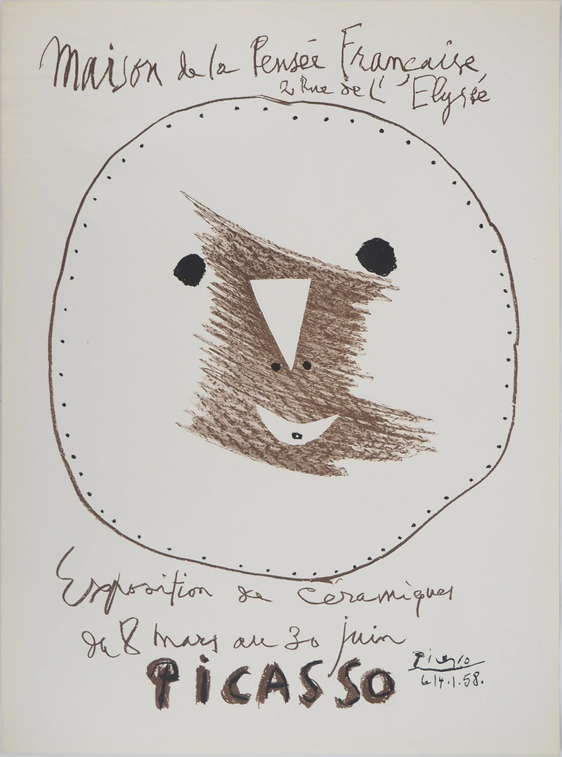 Pablo PICASSO : Céramiques, Lithographie originale (vue générale) - Crédit photo : Galerie Art.Paris