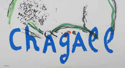Marc CHAGALL : L'artiste phénix, Affiche originale (photo de détail 2) - Crédit photo : Galerie Art.Paris