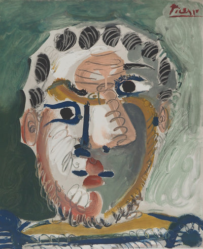 Pablo PICASSO : Château de Culan, Affiche originale (photo de détail 3) - Crédit photo : Galerie Art.Paris