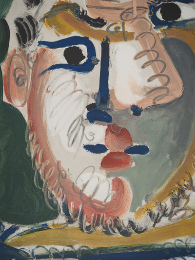 Pablo PICASSO : Château de Culan, Affiche originale (photo de détail 4) - Crédit photo : Galerie Art.Paris
