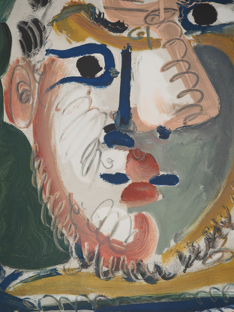 Pablo PICASSO : Château de Culan, Affiche originale (photo de détail 4) - Crédit photo : Galerie Art.Paris