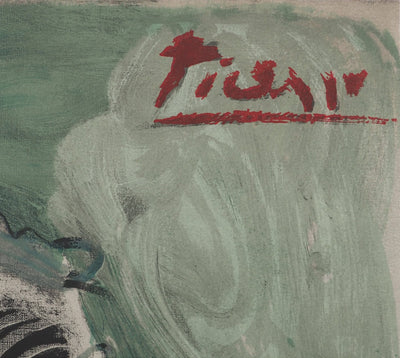 Pablo PICASSO : Château de Culan, Affiche originale (photo de détail 2) - Crédit photo : Galerie Art.Paris