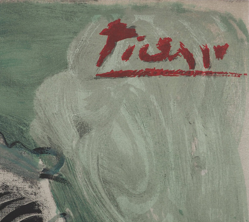 Pablo PICASSO : Château de Culan, Affiche originale (photo de détail 2) - Crédit photo : Galerie Art.Paris