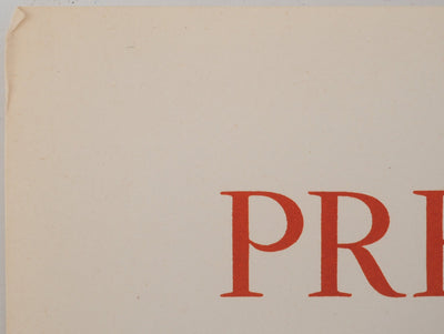 Pablo PICASSO : Présence africaine, Affiche originale (photo de détail 6) - Crédit photo : Galerie Art.Paris