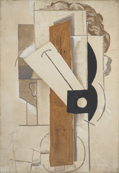Pablo PICASSO : Portrait cubiste, Affiche originale (photo de détail 2) - Crédit photo : Galerie Art.Paris