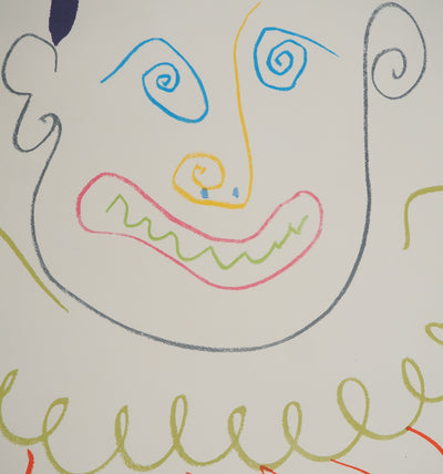 Pablo PICASSO : Le fou du roi, Affiche originale (photo de détail 4) - Crédit photo : Galerie Art.Paris