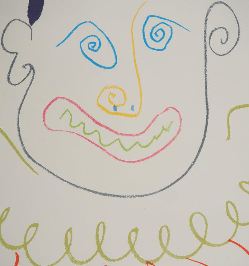 Pablo PICASSO : Le fou du roi, Affiche originale (photo de détail 4) - Crédit photo : Galerie Art.Paris