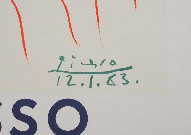 Pablo PICASSO : Le fou du roi, Affiche originale (photo de détail 2) - Crédit photo : Galerie Art.Paris