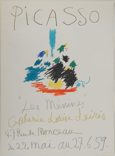 Pablo PICASSO : Les Ménines, Affiche originale (vue générale) - Crédit photo : Galerie Art.Paris