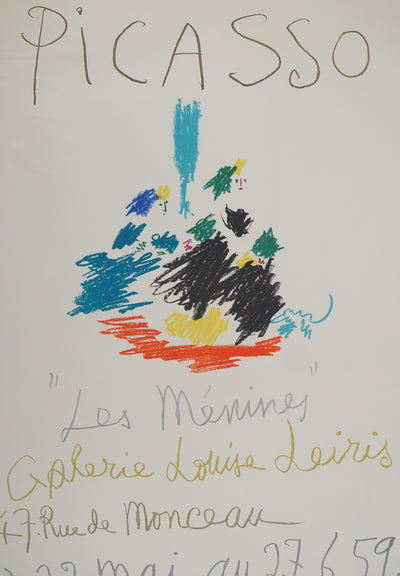 Pablo PICASSO : Les Ménines, Affiche originale (photo de détail 3) - Crédit photo : Galerie Art.Paris