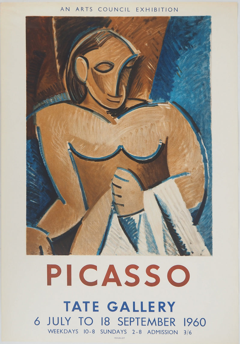 Pablo PICASSO : Femme cubiste, Affiche originale (vue générale) - Crédit photo : Galerie Art.Paris