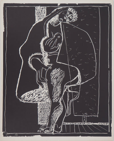 LE CORBUSIER : Maternité, Lithographie originale (vue générale) - Crédit photo : Galerie Art.Paris