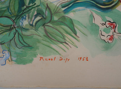 Raoul DUFY : Petites fleurs des champs, Lithographie originale (photo de détail 3) - Crédit photo : Galerie Art.Paris