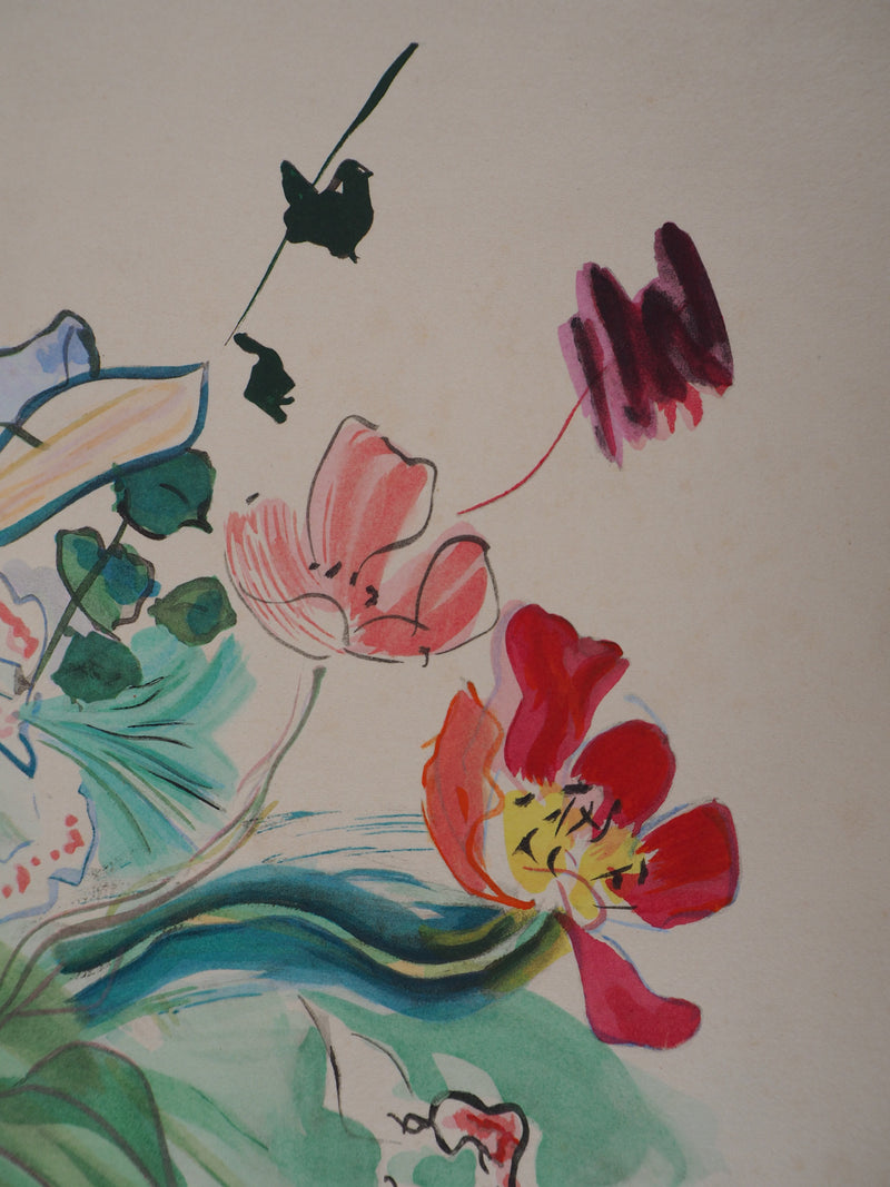 Raoul DUFY : Petites fleurs des champs, Lithographie originale (photo de détail 5) - Crédit photo : Galerie Art.Paris