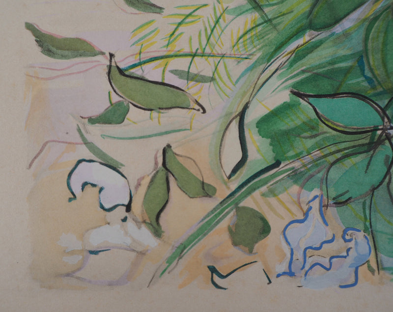 Raoul DUFY : Petites fleurs des champs, Lithographie originale (photo de détail 6) - Crédit photo : Galerie Art.Paris