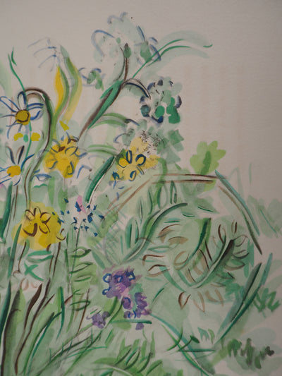 Raoul DUFY : Fleurs printanières, Lithographie originale (photo de détail 5) - Crédit photo : Galerie Art.Paris