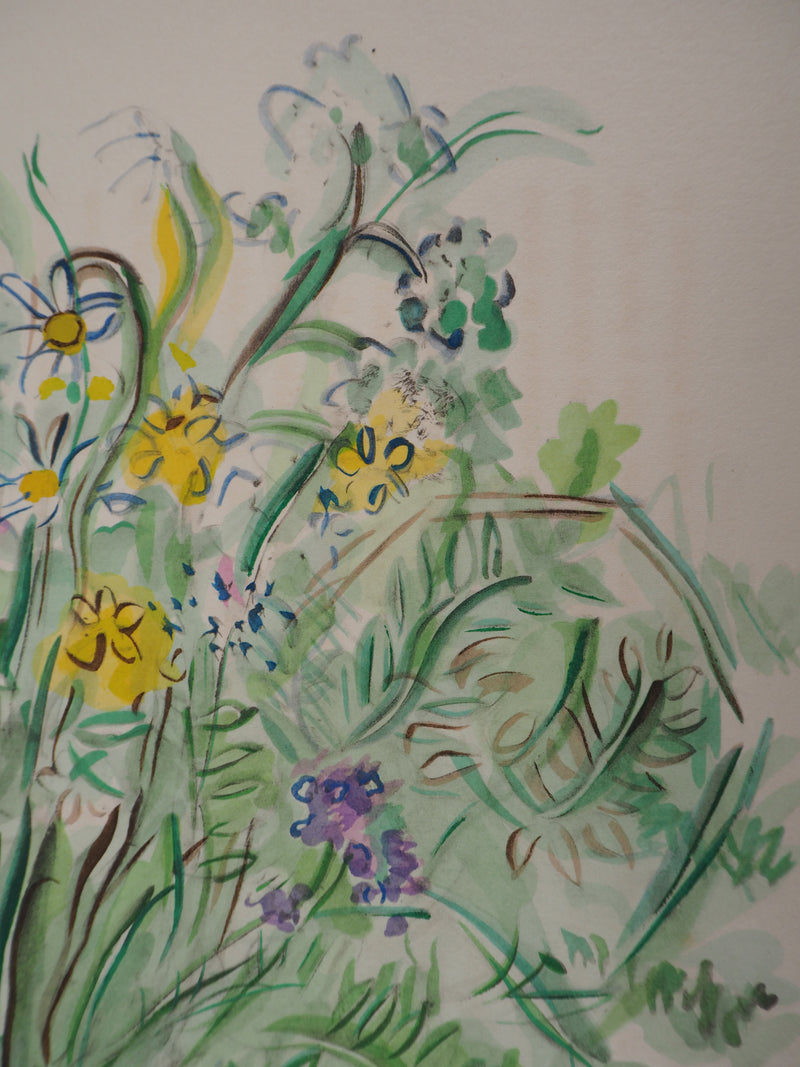 Raoul DUFY : Fleurs printanières, Lithographie originale (photo de détail 5) - Crédit photo : Galerie Art.Paris