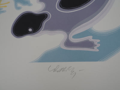Victor VASARELY : Etude de mouvement, le Zoo, Lithographie originale signée