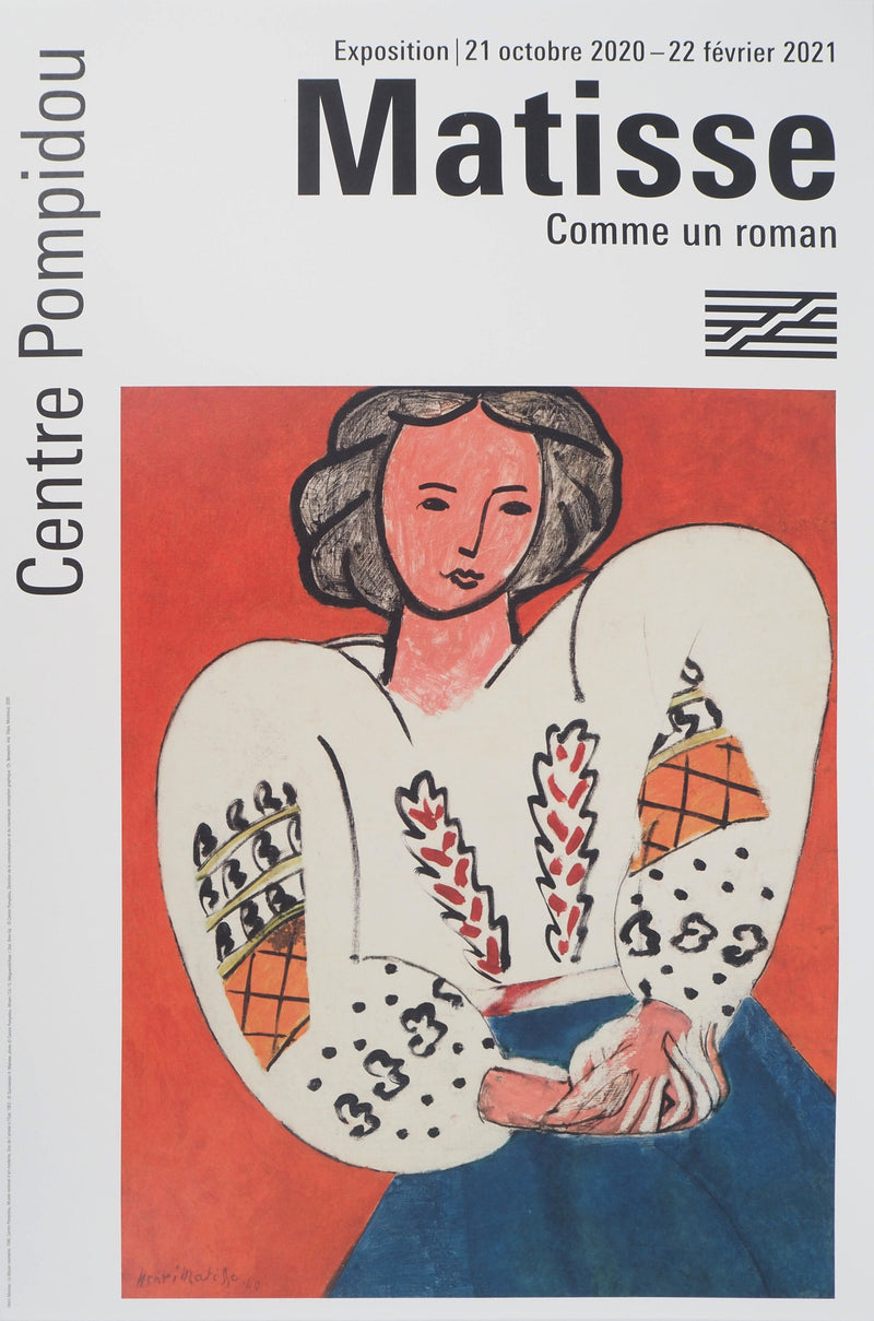 Henri MATISSE : La Blouse roumaine, Affiche originale (vue générale) - Crédit photo : Galerie Art.Paris