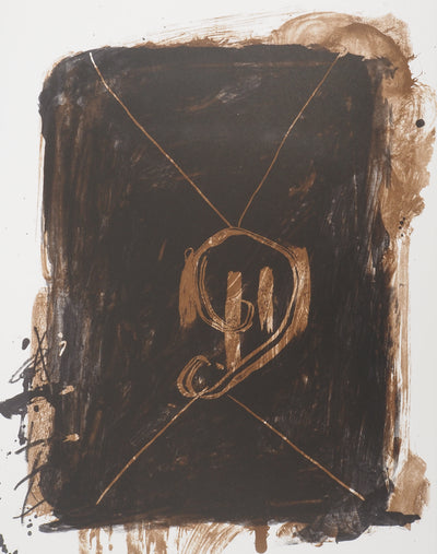 Antoni TAPIES : Bois cette tasse, Lithographie originale (photo de détail 3) - Crédit photo : Galerie Art.Paris