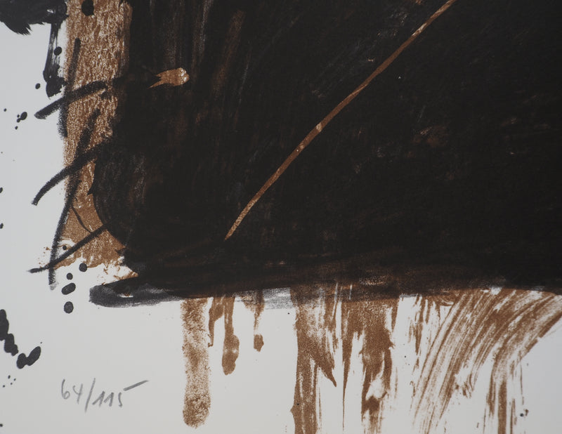 Antoni TAPIES : Bois cette tasse, Lithographie originale (photo de détail 6) - Crédit photo : Galerie Art.Paris