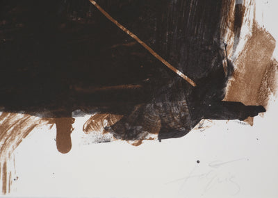 Antoni TAPIES : Bois cette tasse, Lithographie originale (photo de détail 2) - Crédit photo : Galerie Art.Paris