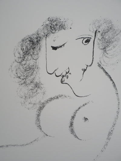 Marc CHAGALL : Une rose glacé, Lithographie originale (photo de détail 5) - Crédit photo : Galerie Art.Paris