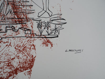 Georges PATITUCCI : Forêt intérieure, Sérigraphie originale signée