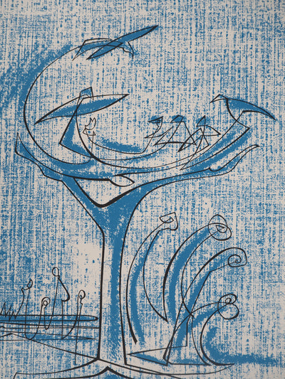 Georges PATITUCCI : L'arbre de vie, Sérigraphie originale signée