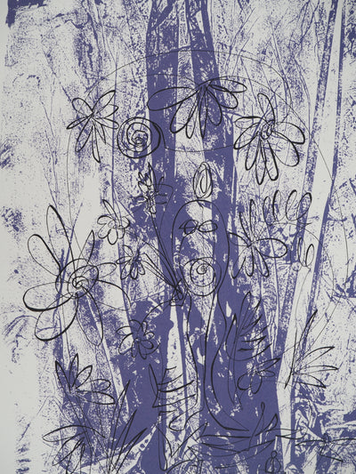 Georges PATITUCCI : Fleurs de particule, Sérigraphie originale signée