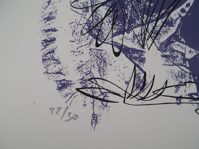 Georges PATITUCCI : Fleurs de particule, Sérigraphie originale signée