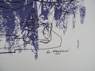 Georges PATITUCCI : Fleurs de particule, Sérigraphie originale signée
