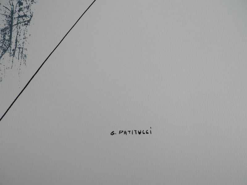 Georges PATITUCCI : Flore incarnée, Sérigraphie originale signée