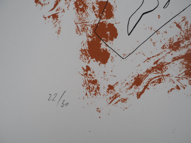 Georges PATITUCCI : Éclosion intérieure, Sérigraphie originale signée
