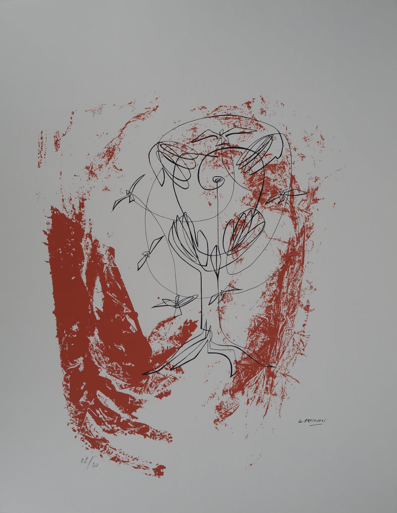 Georges PATITUCCI : Branches invisibles, Sérigraphie originale signée