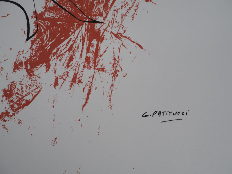 Georges PATITUCCI : Branches invisibles, Sérigraphie originale signée