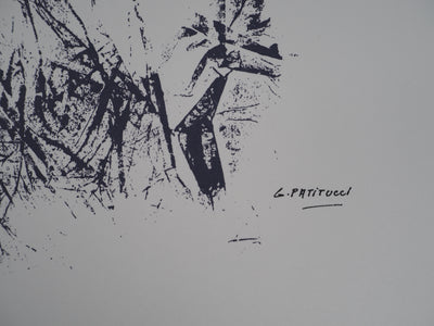 Georges PATITUCCI : Floraison organique, Sérigraphie originale signée