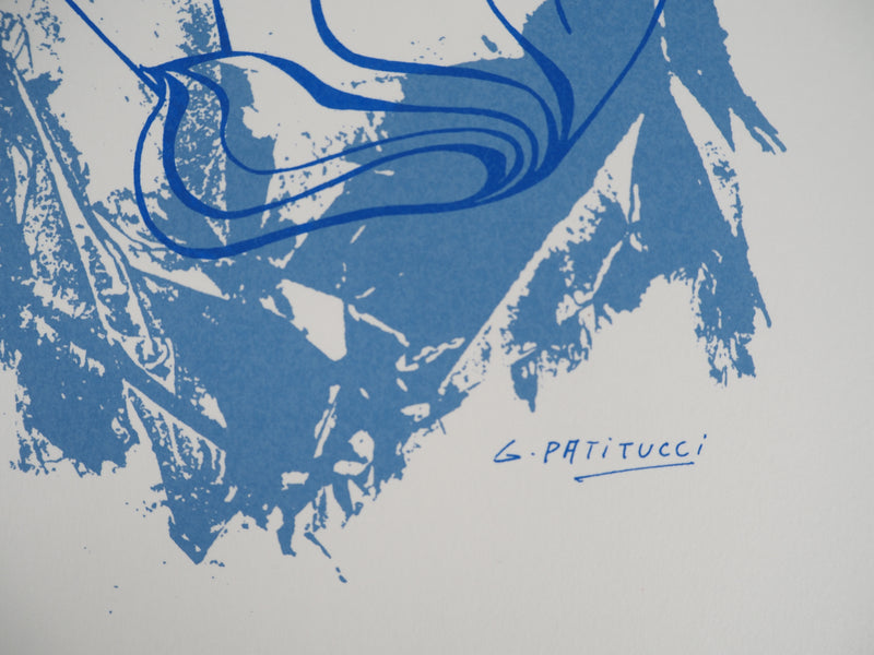Georges PATITUCCI : Trait sensuel, Sérigraphie originale signée