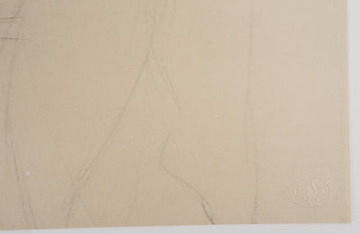 Amedeo MODIGLIANI : Arlequin, Lithographie signée