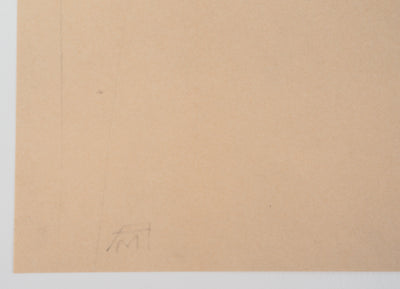 Amedeo MODIGLIANI : Portrait pensif, Lithographie signée
