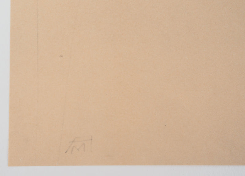Amedeo MODIGLIANI : Portrait pensif, Lithographie signée