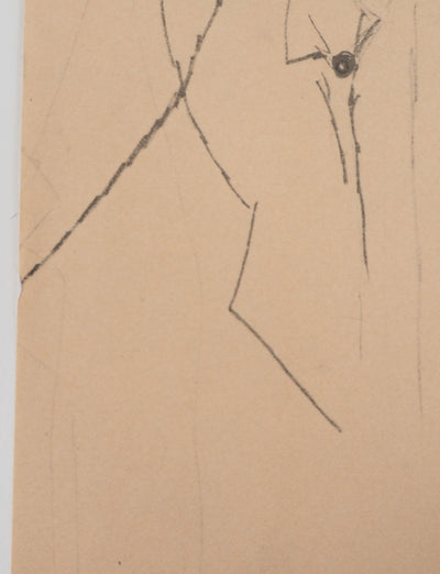 Amedeo MODIGLIANI : Portrait pensif, Lithographie signée