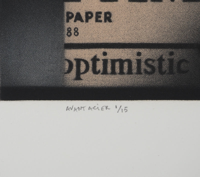 Mario AVATI : Petit déjeuner continental, Gravure originale (photo de détail 6) - Crédit photo : Galerie Art.Paris