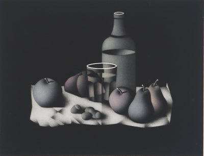 Mario AVATI : Le repas frugal, Gravure originale (photo de détail 3) - Crédit photo : Galerie Art.Paris