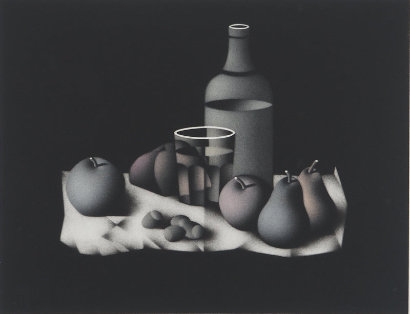 Mario AVATI : Le repas frugal, Gravure originale (photo de détail 3) - Crédit photo : Galerie Art.Paris